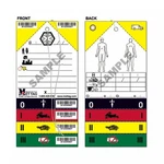 Mettag Triage X 8-1/4 In. Blood/water Proof Green/white/yellow 50 Count. Fixed Price $73.69.