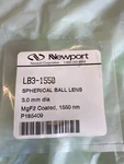 Newport LB3-1550 Spherical Ball Lens 3.0 Mm. Fixed Price $59.00.