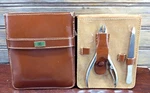 Vintage Men's Pocket Manicure Set With Leather Case Solingen West Germany. Fixed Price $23.99.