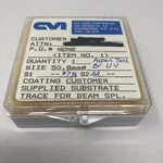 New Cvi Laser Window 2"DIA Aspen Tech Br Uv 97% S2 Ar. Fixed Price $65.20.