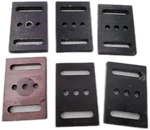 Of 6 Newport Nrc Slotted Base Plate 3X2 B-2. Fixed Price $54.99.