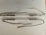 2PCS L6928 Laser Xenon Flashlamp, 450 Torr, 9MM Od 80MM Arc Length. Fixed Price $200.00.