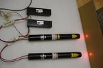 Lot Of Nec GLG5261 Hilium-neon Laser Light, Milliwatt W/ Power Supply. Fixed Price $580.00.