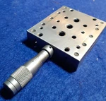 Newport UMR5.16 Linear Stage, Double-row Bbs, 0.63 In., BM11.16 Micromometer. Fixed Price $129.00.