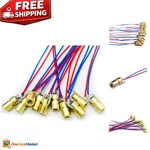 10PCS High-quality Red Laser Diode Heads 5V, 650NM, 5MW For Precision Use. Fixed Price $16.99.