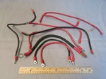 (9) Assorted 8 Awg Wire Jumpers From Hp Power Supply & Hughes. Fixed Price $14.95.