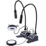 Amscope Led Illuminator Set W Stage-plate, Ring Light, 2 Gooseneck Lamps Black. Fixed Price $231.99.