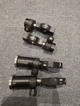 Newport LH1/9834 Holders X4 Two With Mounted Lenses & Pedestal Bases Sas. Fixed Price $179.88.