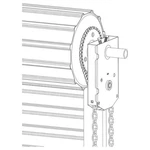 American Garage Door Supply CH401RDJR516 Chain Hoist, Manual, 15 Ft To 18. Fixed Price $265.37.