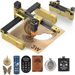 T1 Foldable Laser Engraver, 3000MW Portable Engraving Machine With 0.01MM Accura. Fixed Price $154.56.