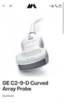 Ge C2-9-D Xdclear Convex Array 5405253 * Ultrasound Probe. Fixed Price $1300.00.
