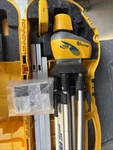 Spectra Precision Laser Level LL200 With Tripod, Case, Receiver, Measuring Stick. Fixed Price $375.00.