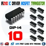 10PCS IR2110PBF DIP-14 Fets Driver Mosfet Transistor High Voltage Ic. Fixed Price $14.62.
