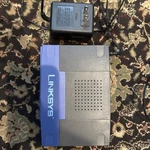 Linksys Etherfast Port Workgroup Hub Model EFAH08W With Power Adapter. Fixed Price $8.09.