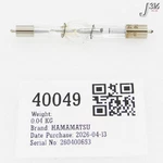 40049 Hamamatsu Xenon Lamp, 0334524-000 L2174-04K. Fixed Price $1850.00.