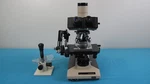 Olympus BH2 Tri Microscope, Narishige 3-AXIS Joystick Hydraulic Micromanipulator. Fixed Price $2900.00.
