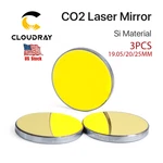 CO2 Laser Mirror Si Coated Gold Reflective Lens For Head Engraver 3PCS. Fixed Price $35.00.