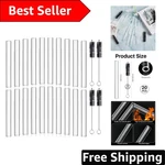 20PCS 6-INCH Borosilicate Glass Pipes High Temp Resistance Blowing Tubes. Fixed Price $29.99.
