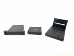 Lot Of 3 Assorted Newport Optical Laser Plates Black. Fixed Price $49.95.