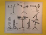 1890 Polarization Of Light Scientific Instruments German Vintage Engraving C24-2. Fixed Price $16.90.